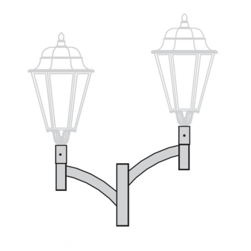 К91-0,5-0,3-0-5 кронштейн двухрожковый